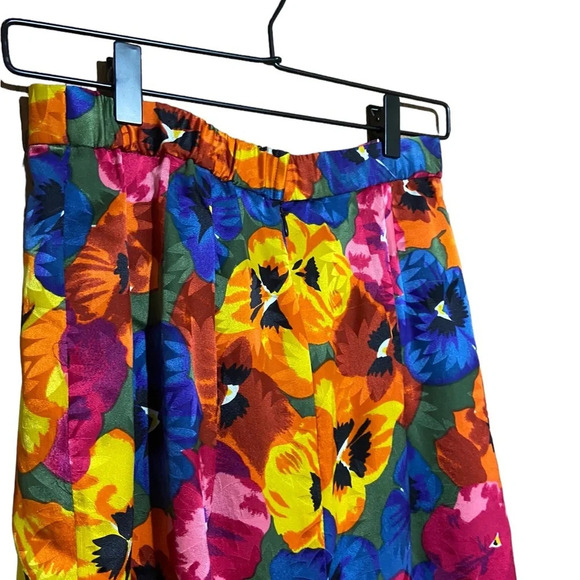Vintage 100% Silk Floral Pencil Skirt Size 8‎ - Picture 7 of 7